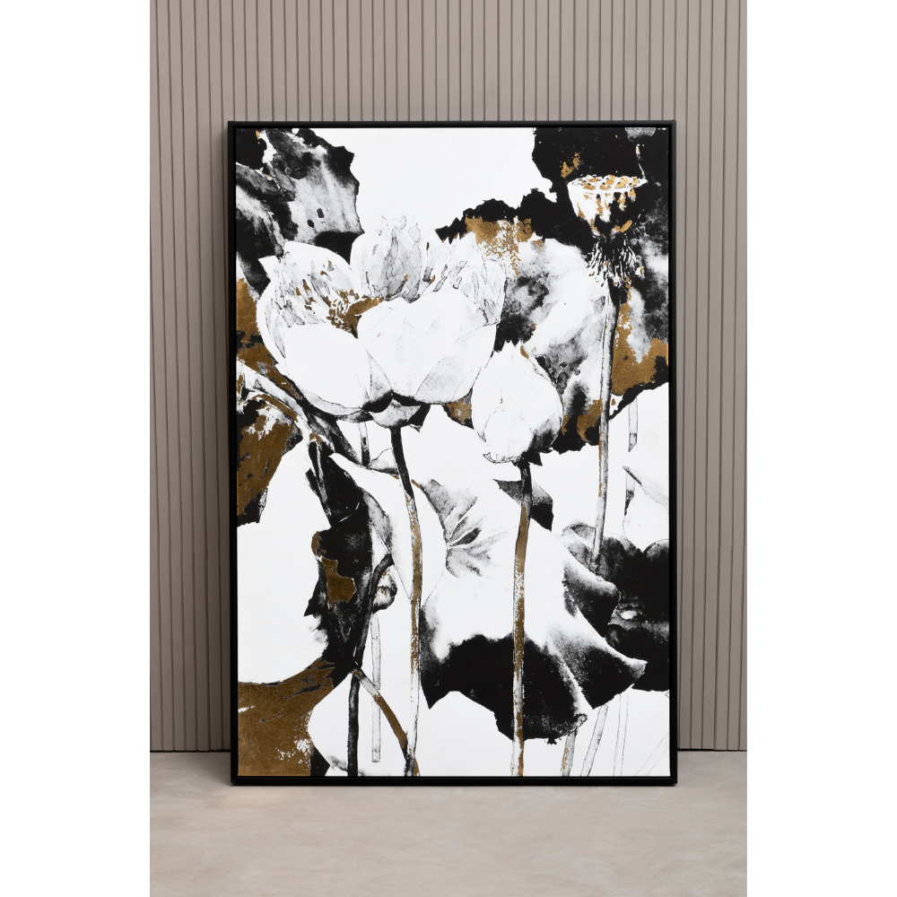 Astratto_Metallic_Flower_Wall_Art_interia.co.uk