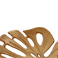 Prato Monstera Large Gold Finish Leaf Dish