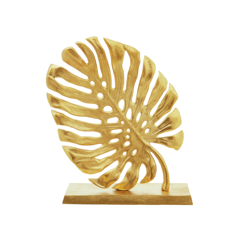 Lena_Prato_Gold_Finish_Leaf_Sculpture_interia.co.uk