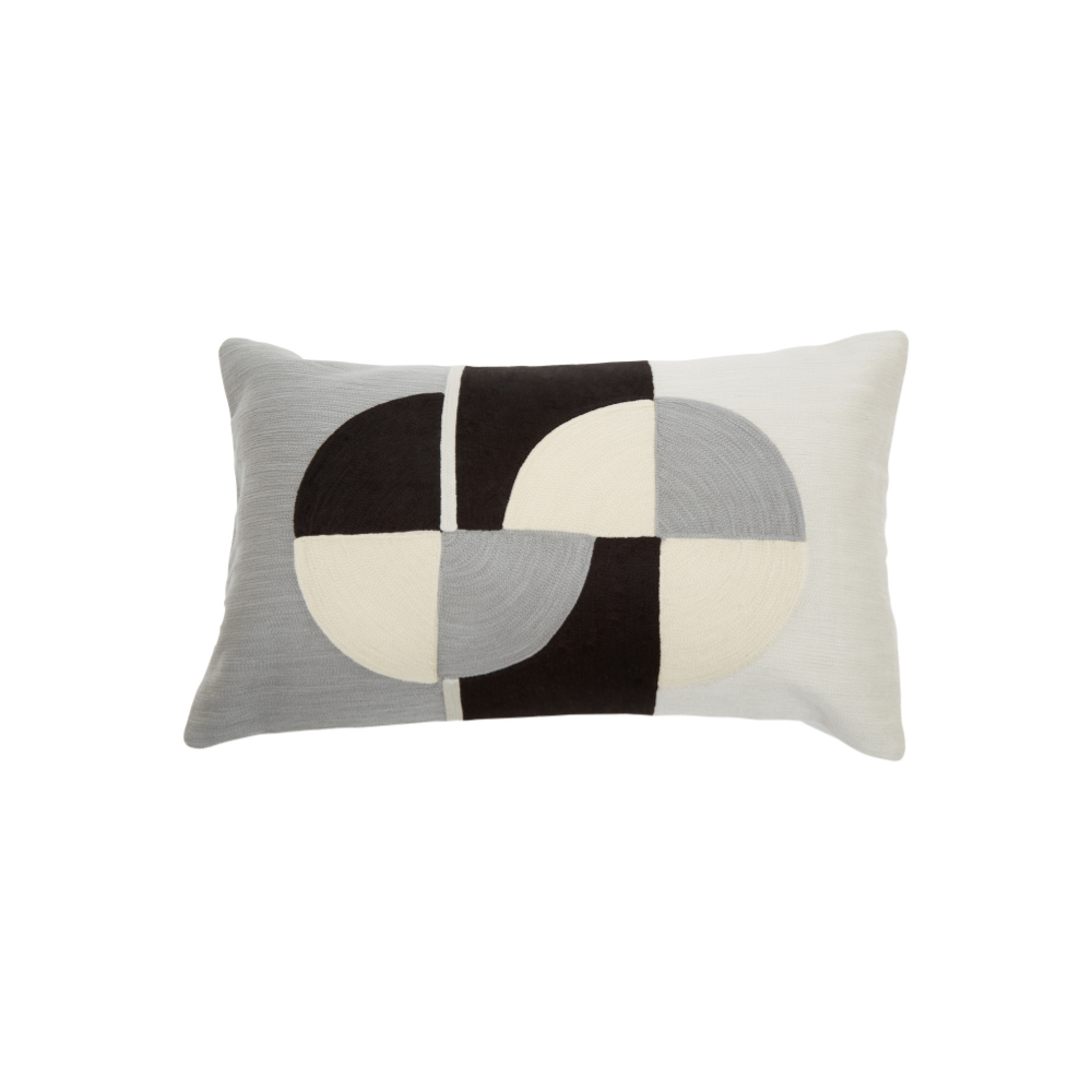 Bosie_Ozella_Circular_Print_Embroidered_Rectangular_Cushion_interia.co.uk