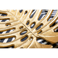Prato Monstera Small Gold Finish Leaf Dish