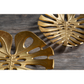 Prato Monstera Large Gold Finish Leaf Dish
