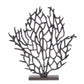 Prato Small Black Nickel Finish Coral Sculpture