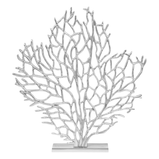 Prato_Large_Silver_Nickel_Finish_Coral_Sculpture_interia.co.uk
