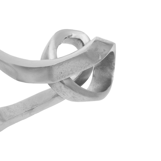 Prato_Silver_Finish_Abstract_Knot_Sculpture_interia.co.uk
