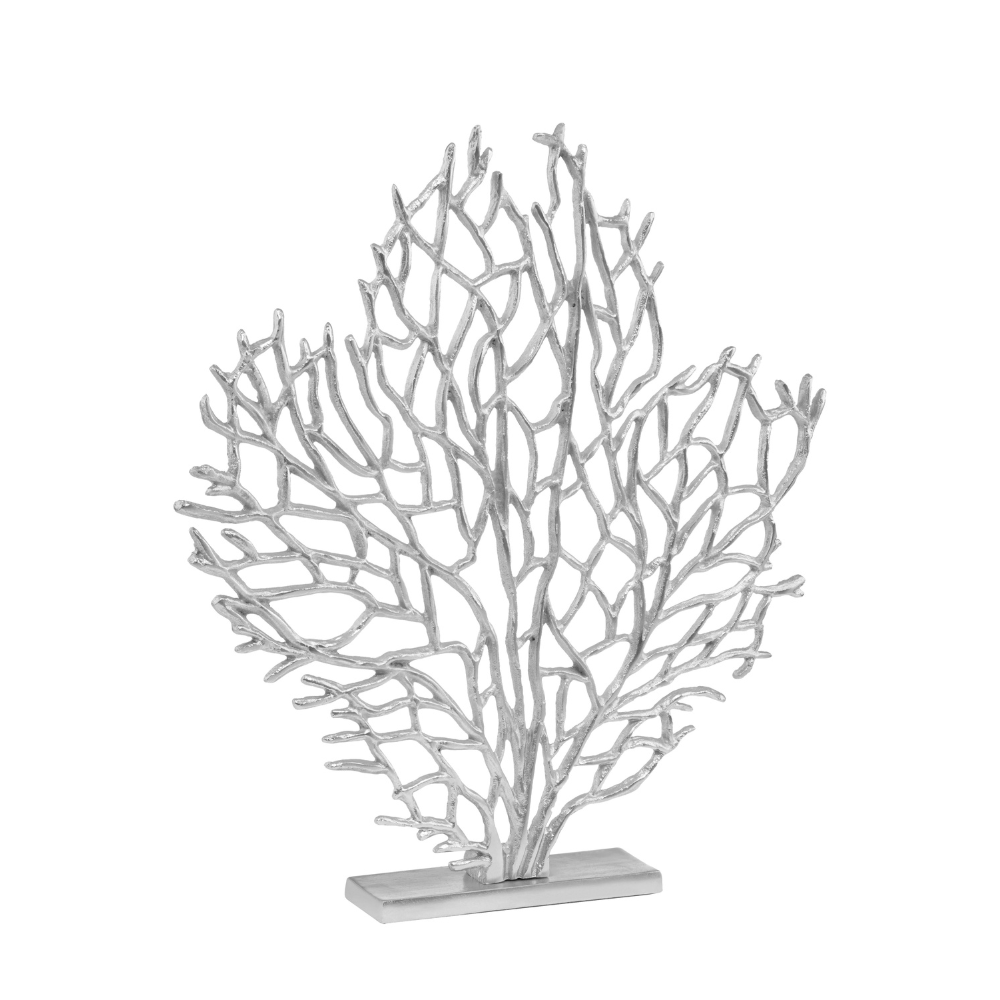 Prato_Large_Silver_Nickel_Finish_Coral_Sculpture_interia.co.uk