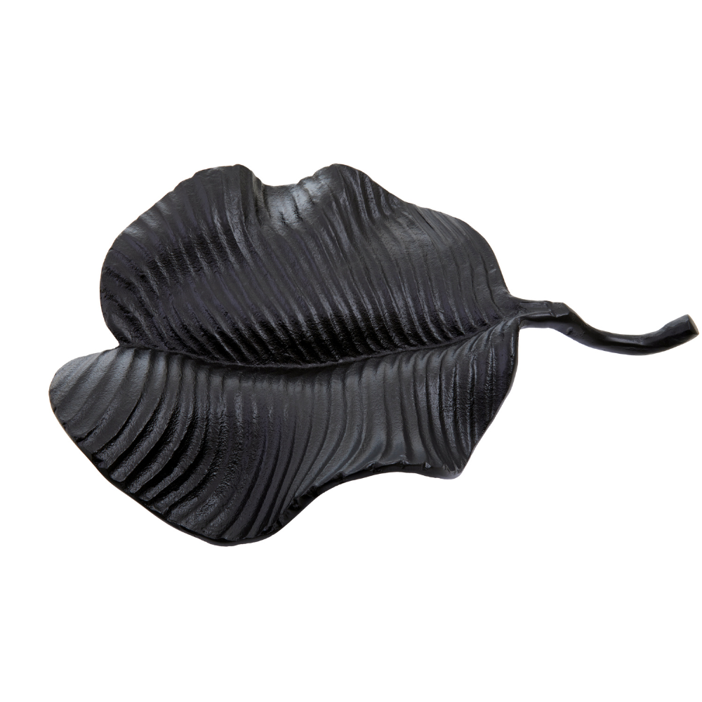 Prato_Black_Finish_Leaf_Dish_interia.co.uk
