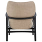 Stockholm Beige Chair With Black Wooden Frame-interia.co.uk