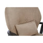 Stockholm Beige Chair With Black Wooden Frame-interia.co.uk