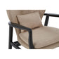 Stockholm Beige Chair With Black Wooden Frame-interia.co.uk