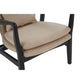 Stockholm Beige Chair With Black Wooden Frame-interia.co.uk