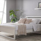 Venice 135cm Double Bed - Surf White