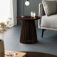 Ollie Dark Oak 45cm Round Lamp Table