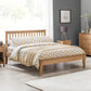 Salerno 135cm Double Bed - Oak