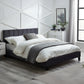 Rosa Grey Velvet Upholstered 150cm King Bed