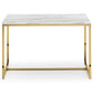 Scala Dining Table - Gold