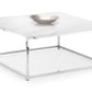 Scala White Marble Top Coffee Table
