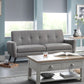 Monza 3 Seater Compact Retro Sofa - Grey