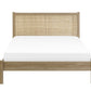 Padstow Rattan 150Cm King Bed - Oak