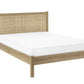 Padstow Rattan 150Cm King Bed - Oak