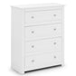 Radley 4 Drawer Chest - Surf White