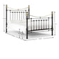 Victoria 135cm Double Bed - Satin Black