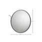 Octave Round Pewter Wall Mirror