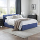 Rialto Ottoman Storage 135cm Double Bed Dark Blue