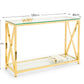 Miami Console Table - Gold