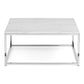 Scala White Marble Top Coffee Table