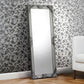Rococo Pewter Lean-To Dress Mirror
