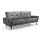 Monza Sofabed In Dark Grey Velvet