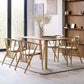 Rory Oak Curved Back Dining Chair