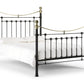 Victoria 135cm Double Bed - Satin Black
