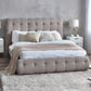 Odette King Bed 150Cm - Light Taupe