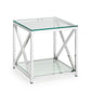 Miami Lamp Table - Silver