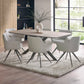 Noah Taupe Rectangular Dining Table