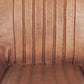 Angelo Vintage Brown Leather and Black Metal Retro Dining Chair