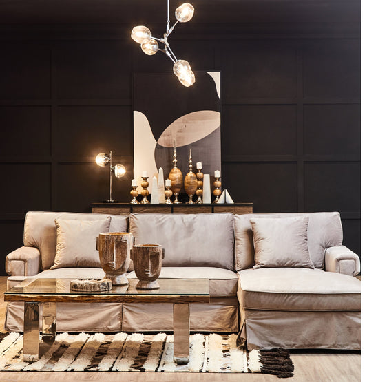 Abira 5 Arm Silver Finish Pendant Light