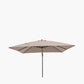 Glow Challenger T2 3m Square Taupe Free Arm Parasol