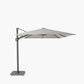 Challenger T2 3.5 x 2.6m Rectangular Premium Manhattan Grey Free Arm Parasol