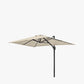 Voyager T1 3m x 2m Rectangular Champagne Free Arm Parasol