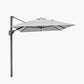 Voyager T1 3m x 2m Rectangular Luna Grey Free Arm Parasol