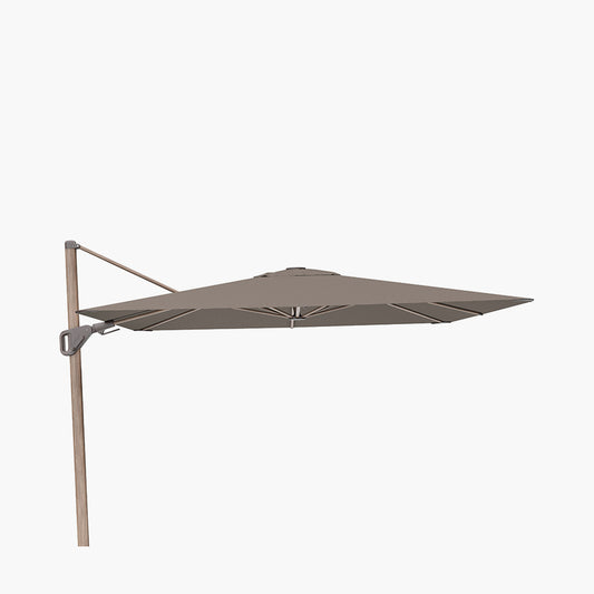 Nexus T2 3m Square Premium Mocha / Havana Taupe Free Arm Parasol