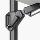 Challenger T2 2.6 x 3.5m Rectangular Premium Anthracite / Faded Black Free Arm Parasol