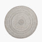 Indoor Outdoor Warm Grey Tweed Design Rug