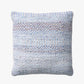 Indoor Outdoor Aqua Blue and White Inca Design Scatter Cushion