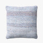 Indoor Outdoor Aqua Blue and White Inca Design Scatter Cushion