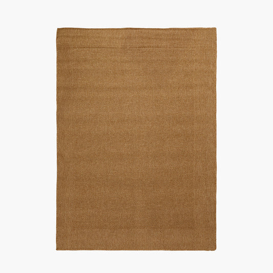 Indoor Outdoor Natural Border Design Rug