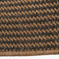 Indoor Outdoor Natural and Slate Grey Design Rug